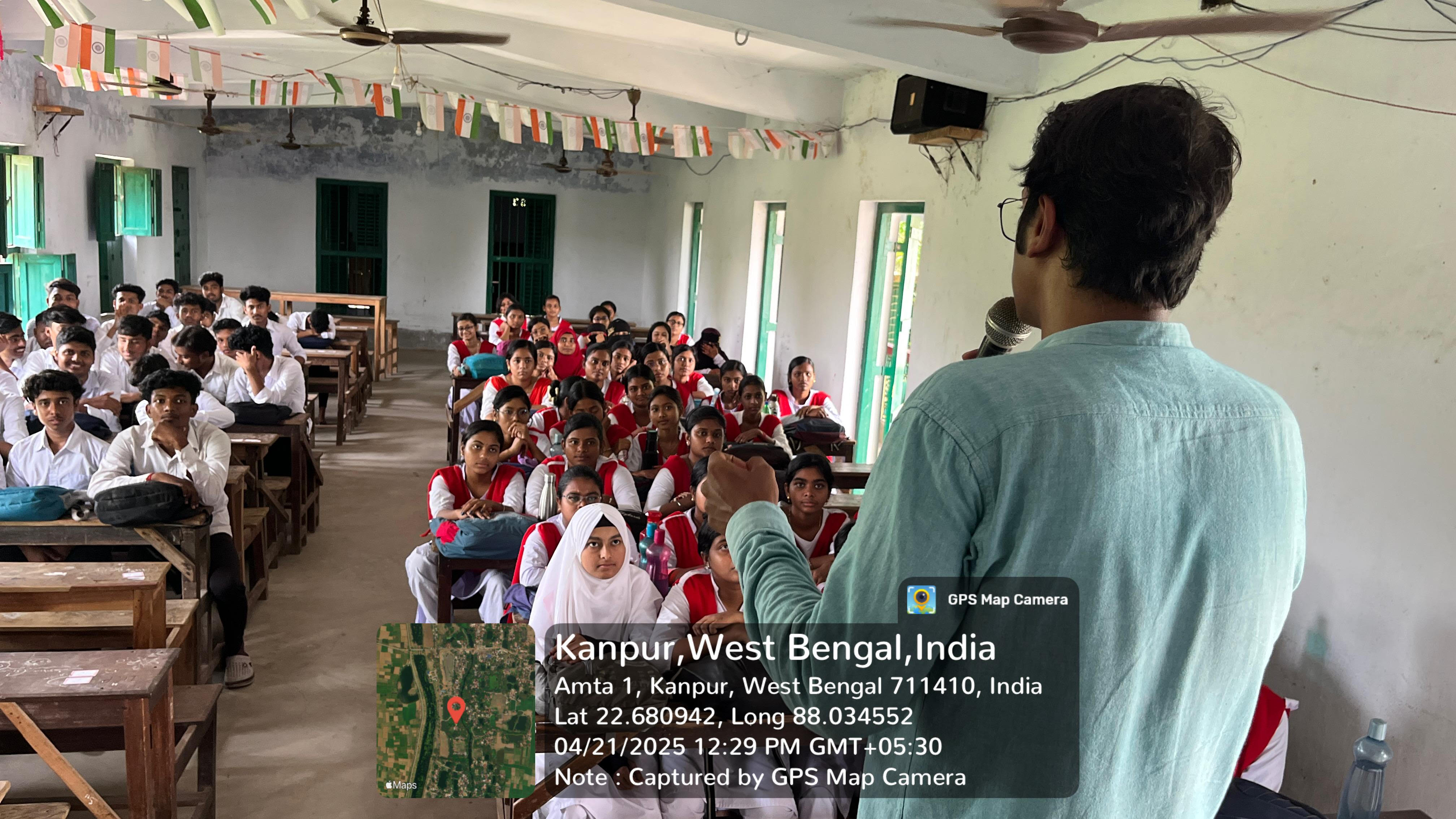 Outreach Programme by Department of English at Purash Kanpur Natabar Paul Vidyamandir