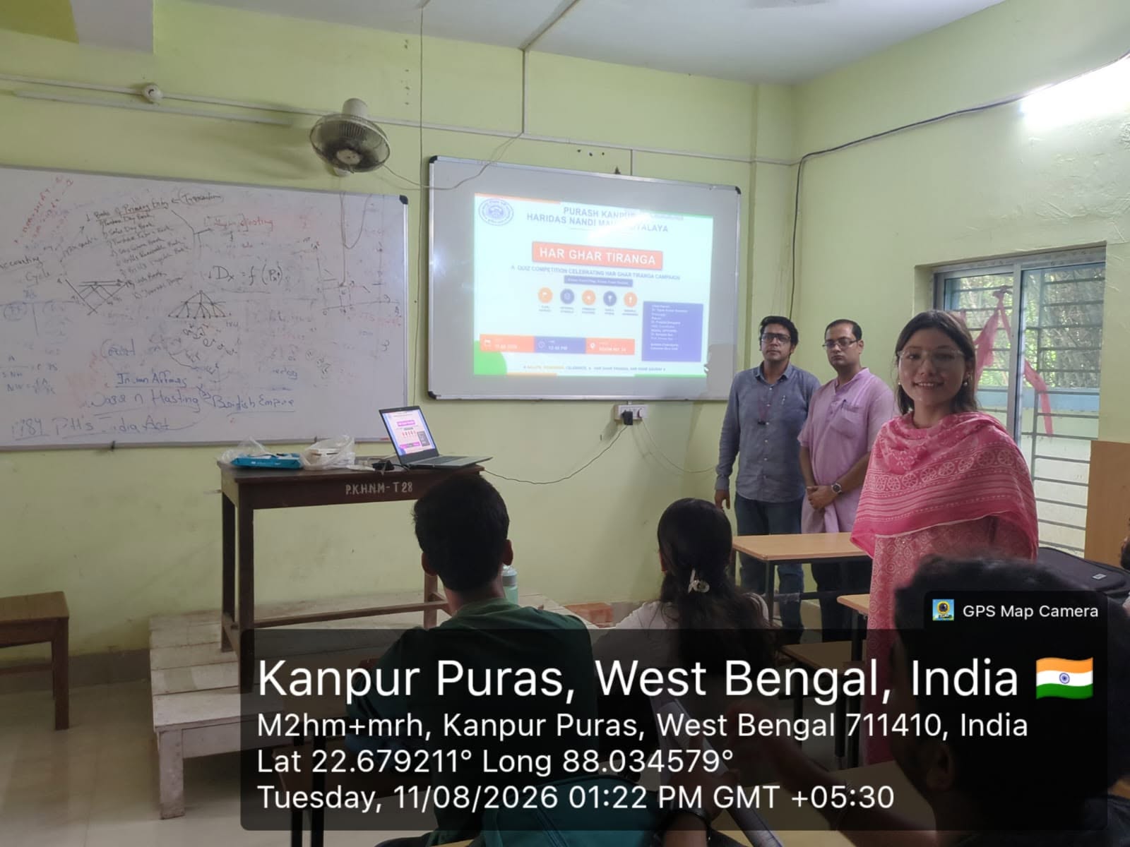 Intra-College Quiz Competition by Quiz Club on Indian Tri-colour
